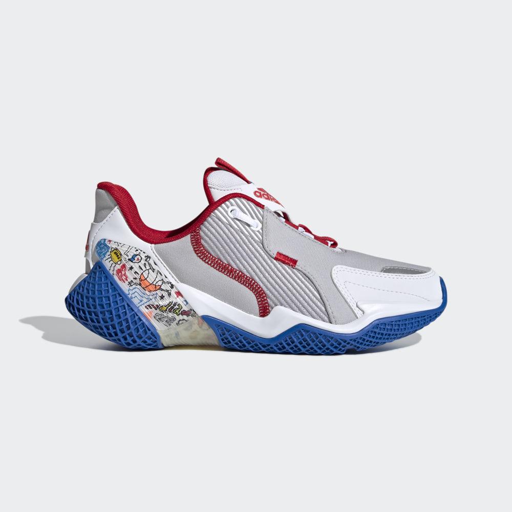 Adidasi Alergare Adidas 4UTURE Baieti Romania - Albi/Rosii Inchis/Albastri EH1814